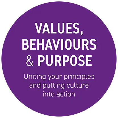 Strategy for company values and behaviours